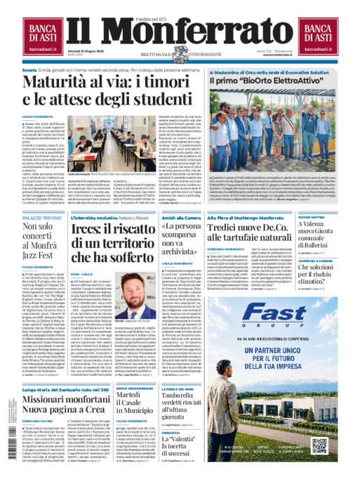Il Monferrato - Edizione 45 del 16/06/2026